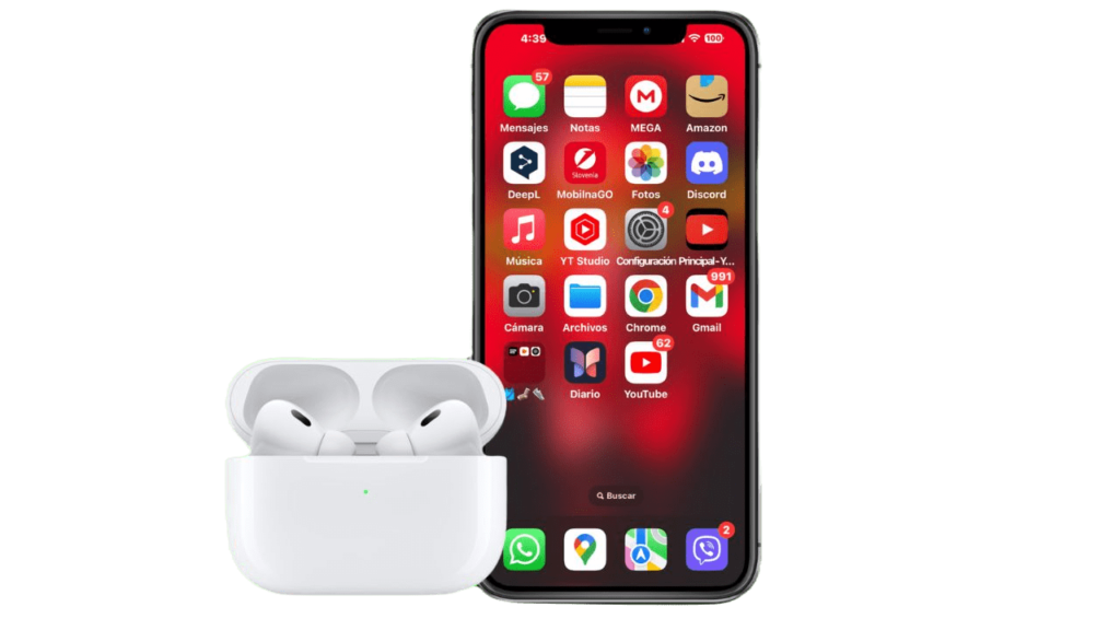 Conectar los AirPods y AirPods Pro al iPhone por primera vez.